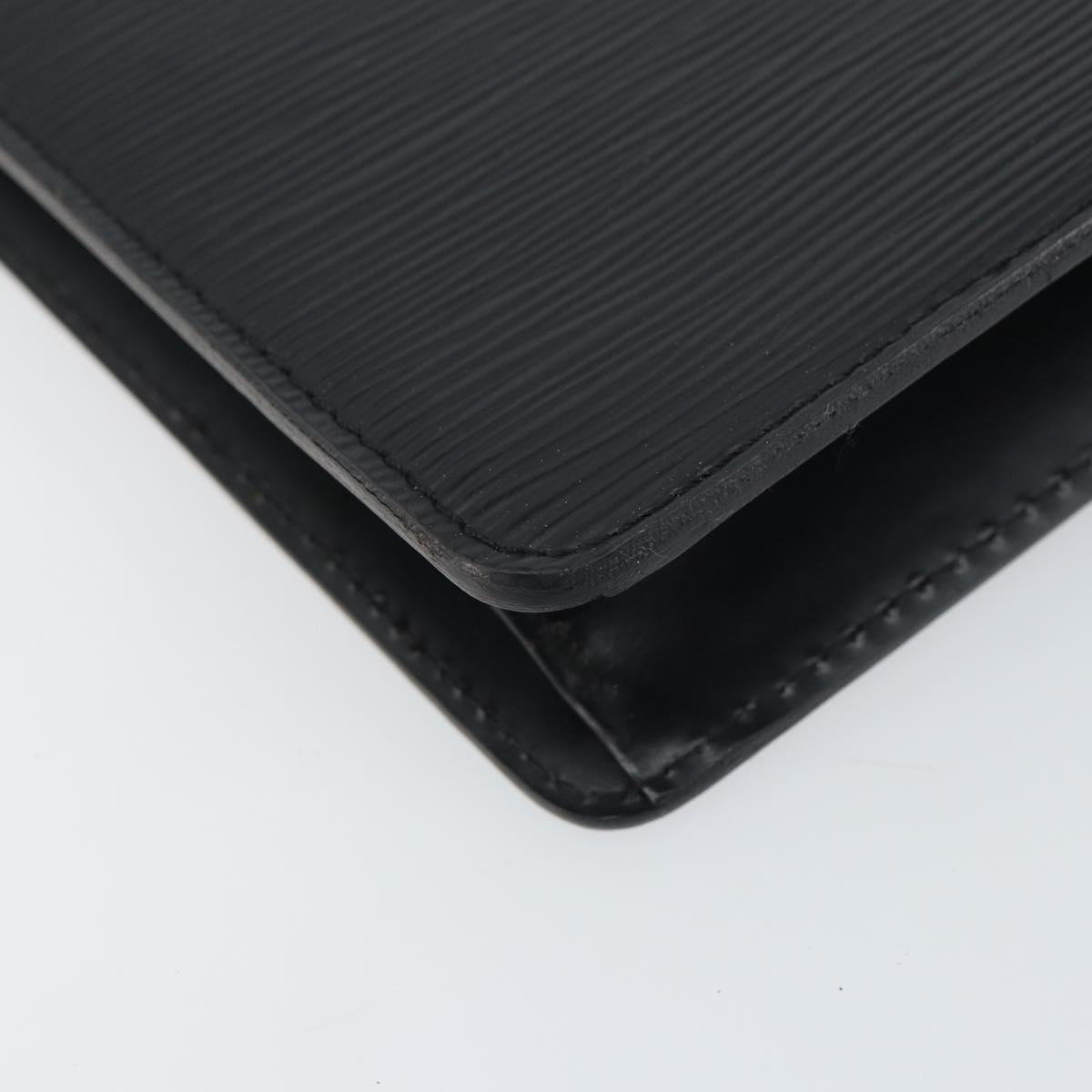 LOUIS VUITTON Epi Pochette Homme Clutch Bag Black M52522 LV Auth ka497