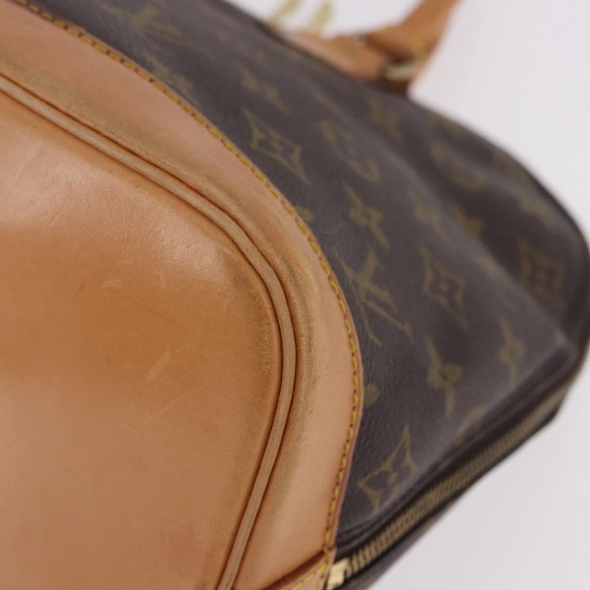 LOUIS VUITTON Monogram Alma Hand Bag M51130 LV Auth ka4971