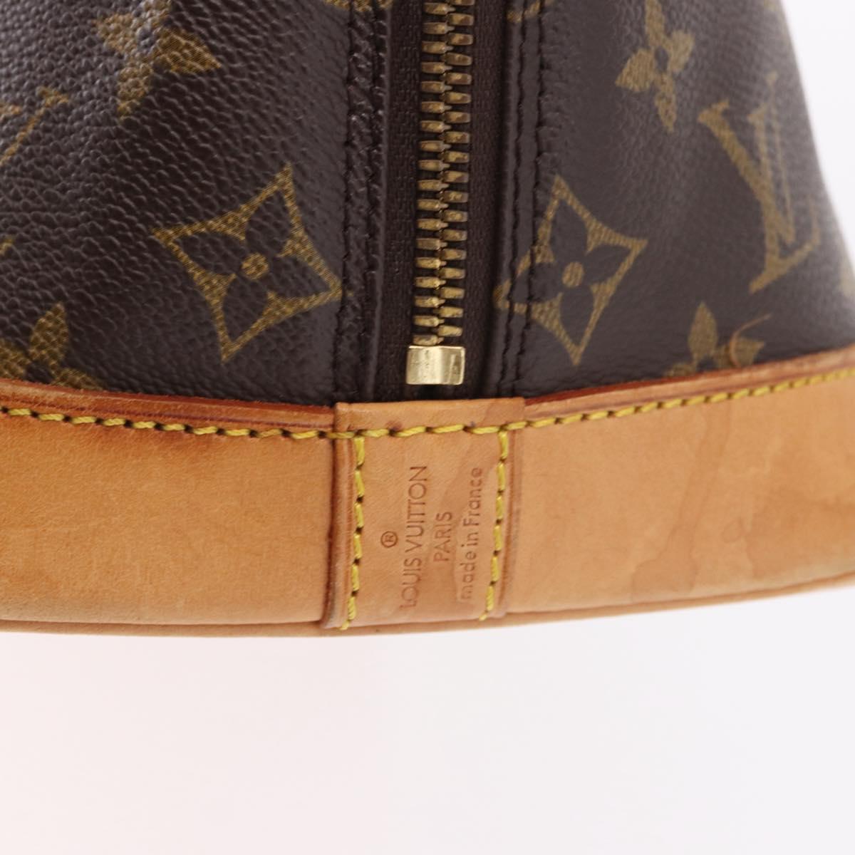 LOUIS VUITTON Monogram Alma Hand Bag M51130 LV Auth ka4971