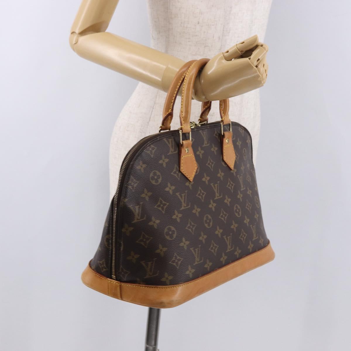 LOUIS VUITTON Monogram Alma Hand Bag M51130 LV Auth ka4971