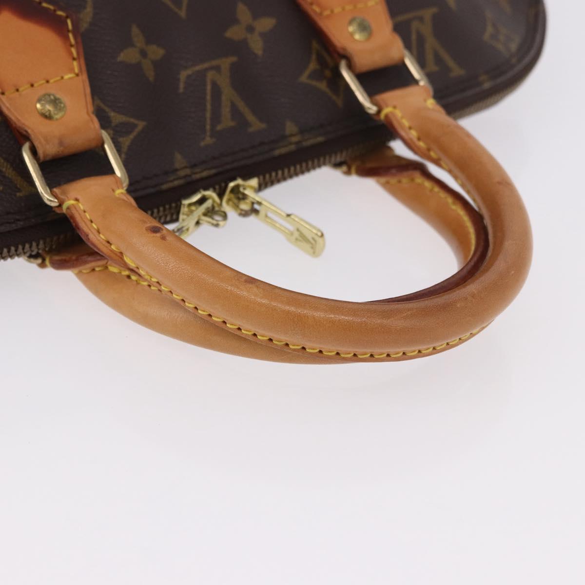 LOUIS VUITTON Monogram Alma Hand Bag M51130 LV Auth ka4971