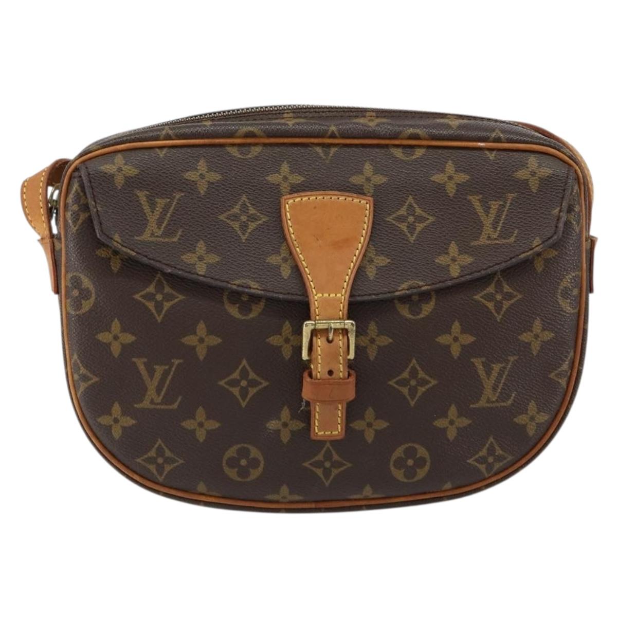 LOUIS VUITTON Monogram Jeune Fille GM Shoulder Bag M51225 LV Auth ka498