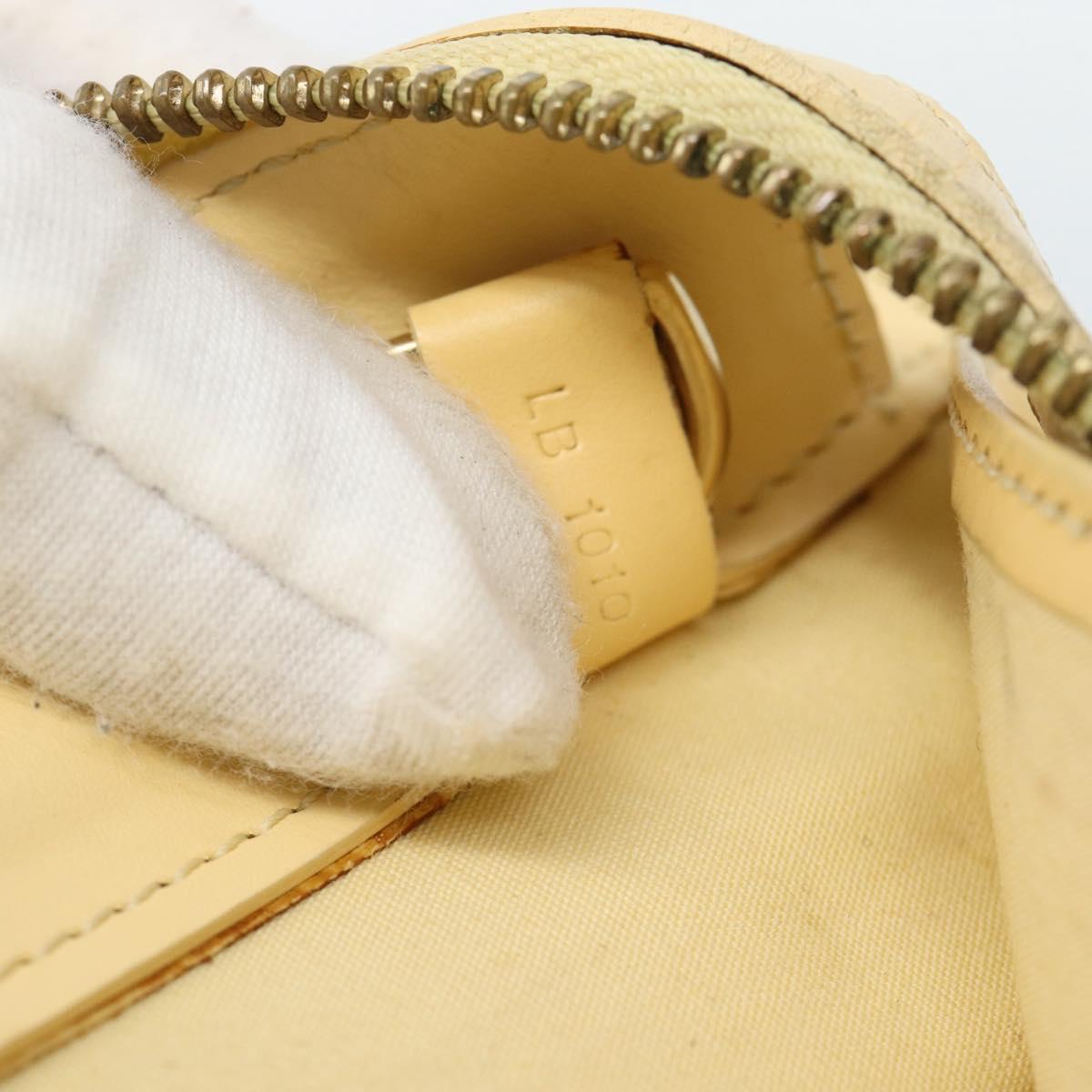 LOUIS VUITTON Epi Croisette GM Tote Bag Vanilla M5250A LV Auth ka5006
