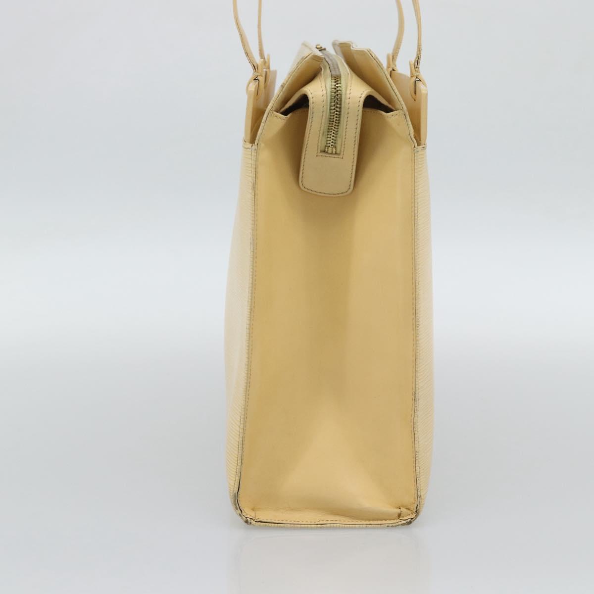 LOUIS VUITTON Epi Croisette GM Tote Bag Vanilla M5250A LV Auth ka5006