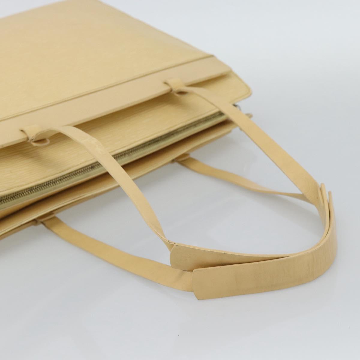 LOUIS VUITTON Epi Croisette GM Tote Bag Vanilla M5250A LV Auth ka5006