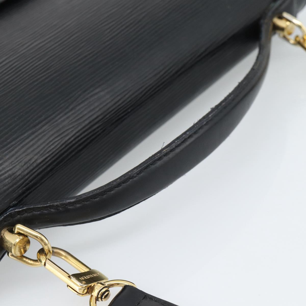 LOUIS VUITTON Epi Monceau 28 Hand Bag Black M52122 LV Auth ka5007