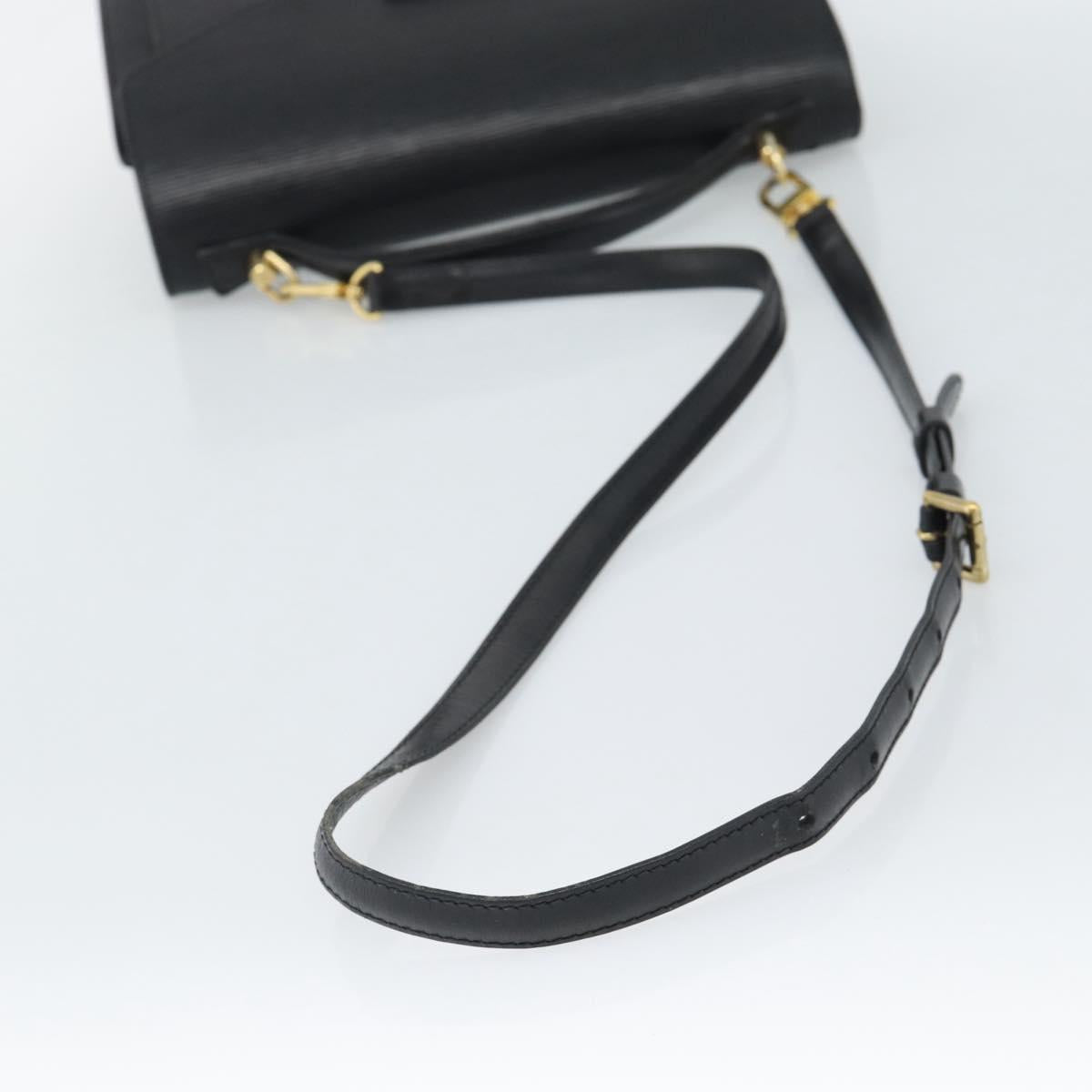 LOUIS VUITTON Epi Monceau 28 Hand Bag Black M52122 LV Auth ka5007