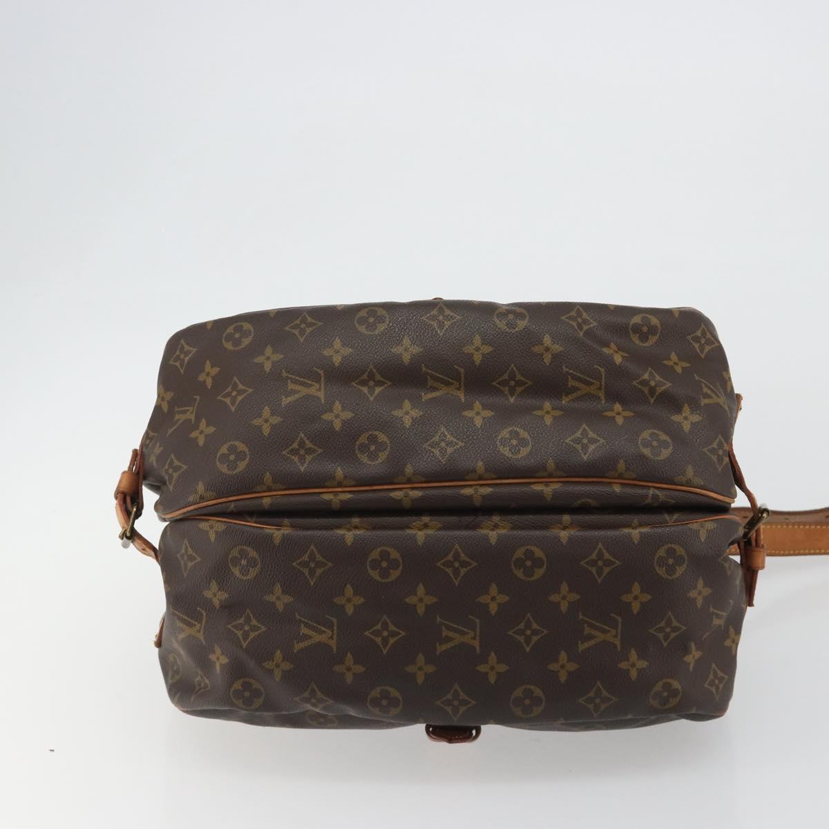 LOUIS VUITTON Monogram Saumur 35 Shoulder Bag M42254 LV Auth ka5008