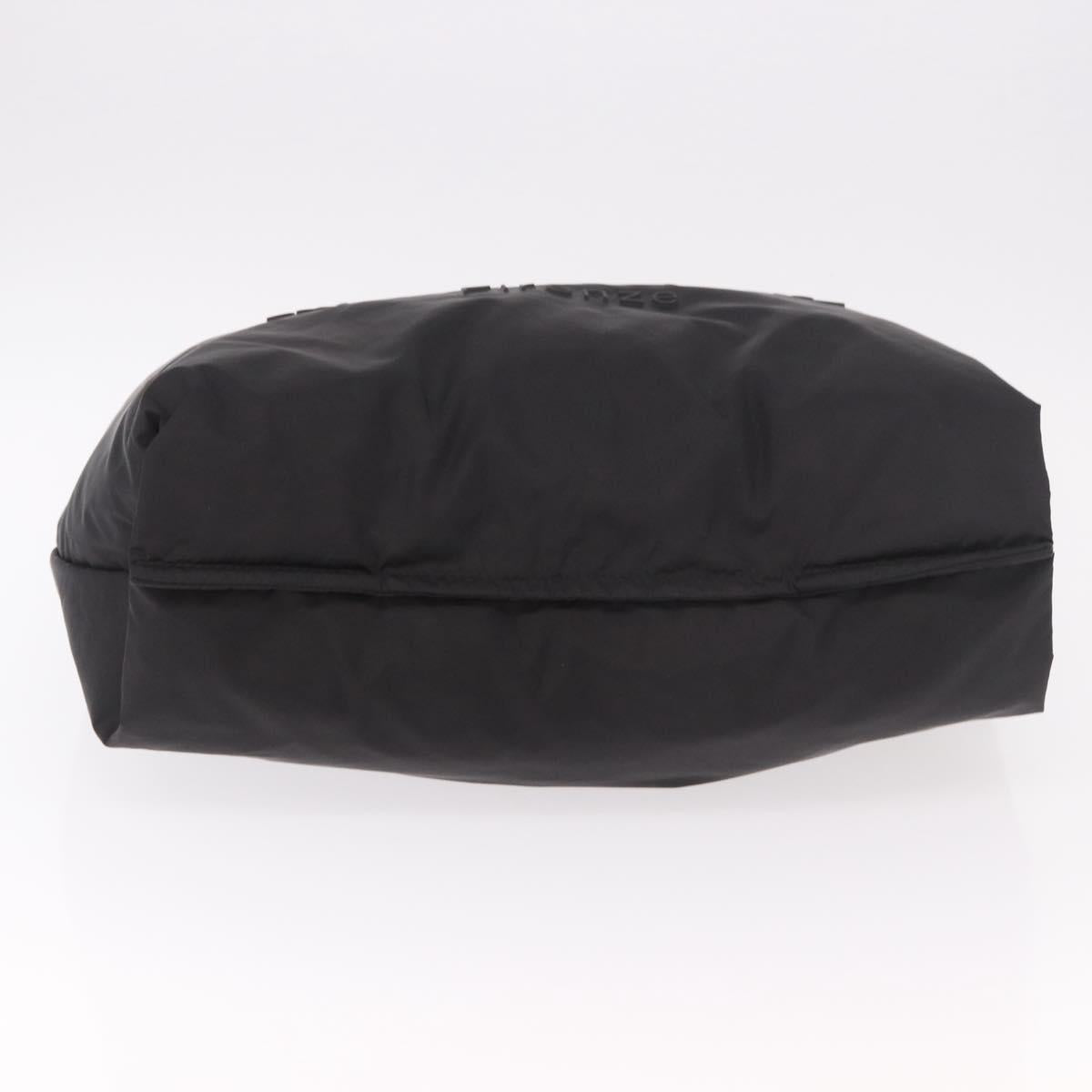 Salvatore Ferragamo Hand Bag Nylon Black Auth ka5019A