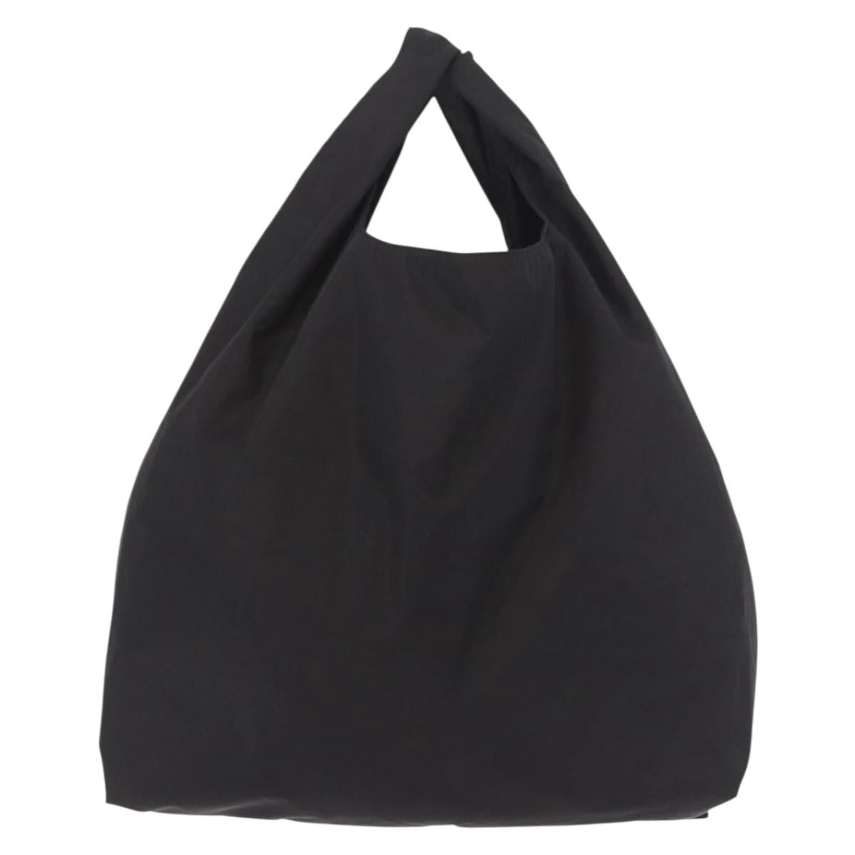 Salvatore Ferragamo Hand Bag Nylon Black Auth ka5019A