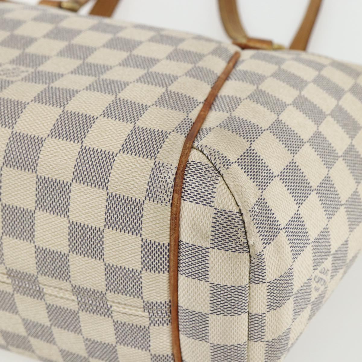 LOUIS VUITTON Damier Azur Totally PM Tote Bag N41280 LV Auth ka502