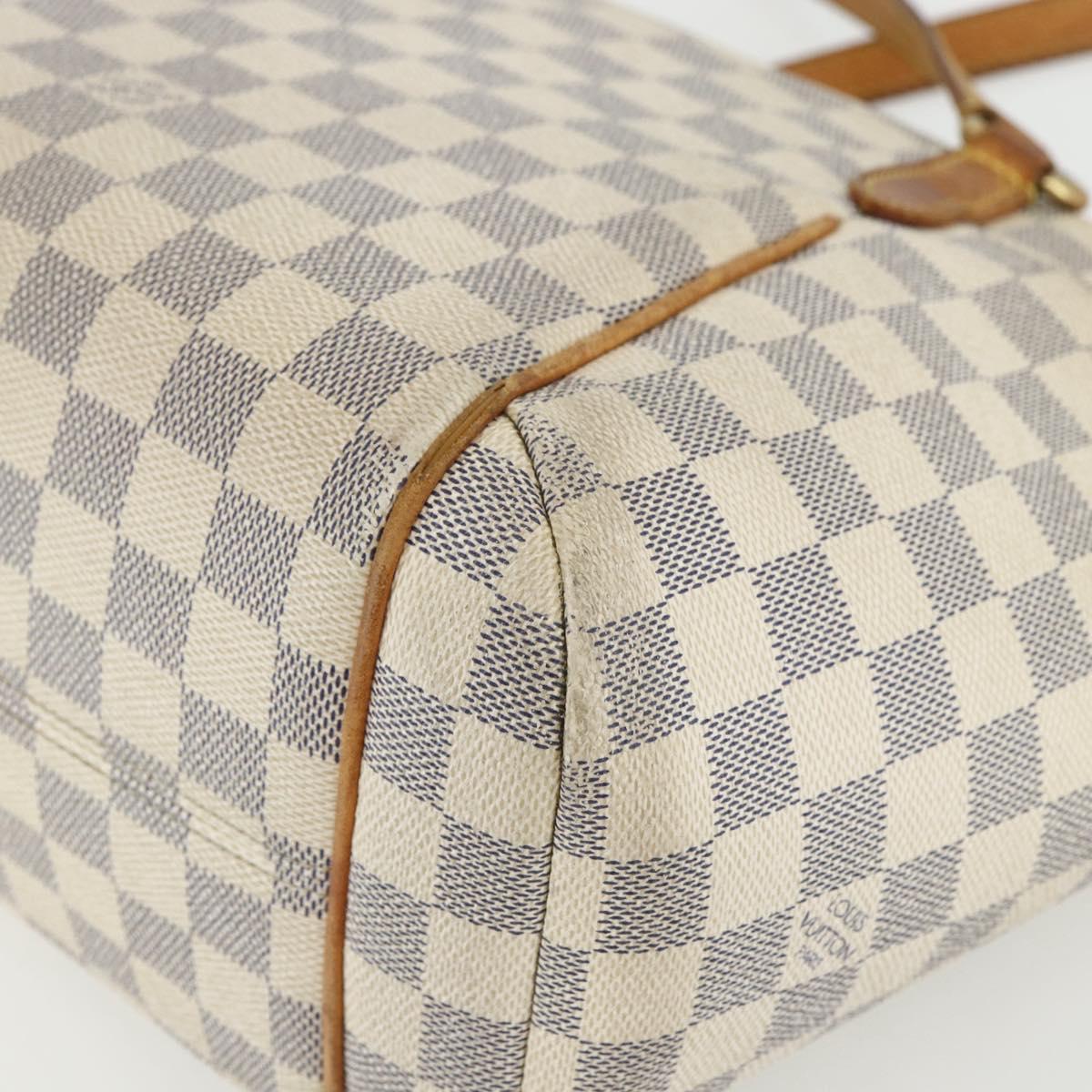 LOUIS VUITTON Damier Azur Totally PM Tote Bag N41280 LV Auth ka502