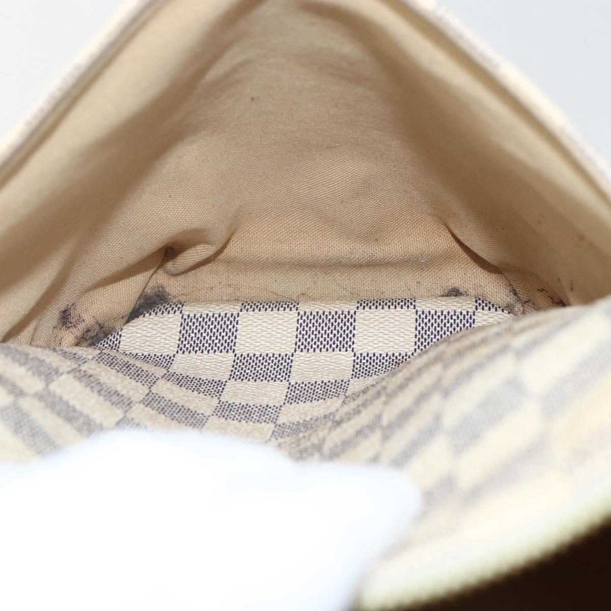 LOUIS VUITTON Damier Azur Totally PM Tote Bag N41280 LV Auth ka502