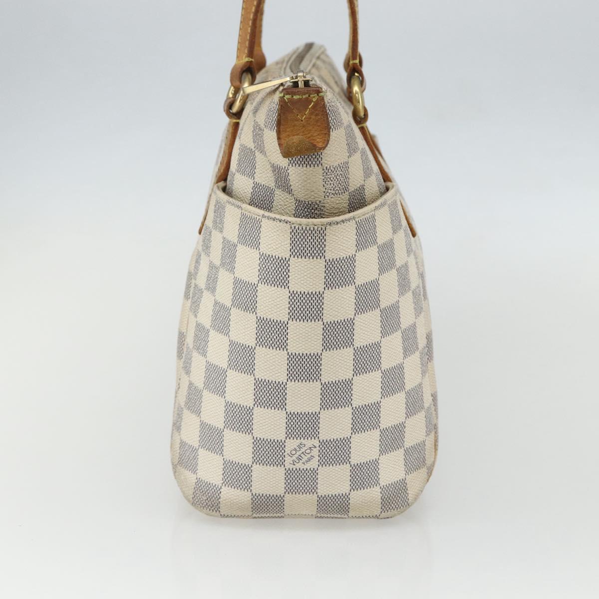LOUIS VUITTON Damier Azur Totally PM Tote Bag N41280 LV Auth ka502