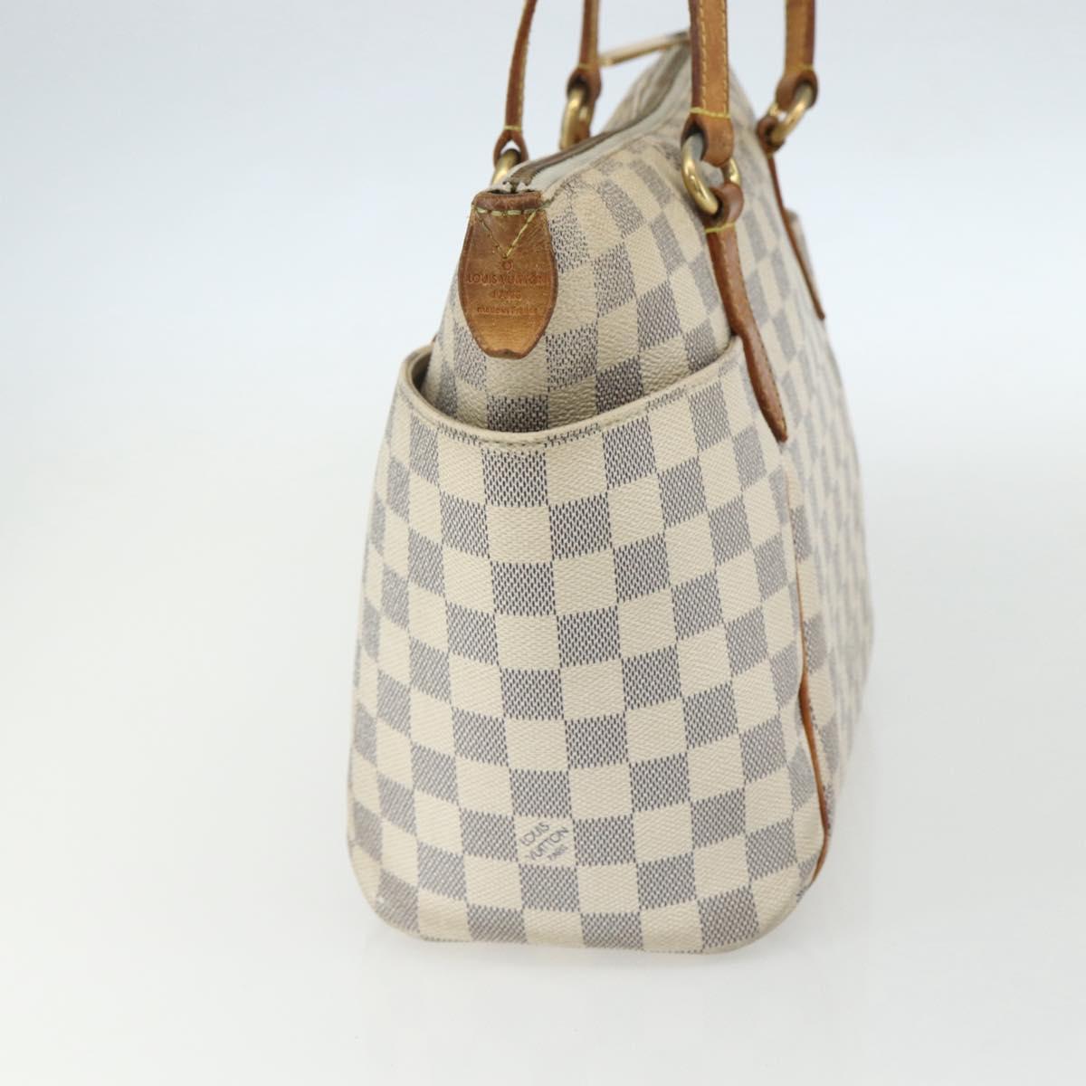 LOUIS VUITTON Damier Azur Totally PM Tote Bag N41280 LV Auth ka502