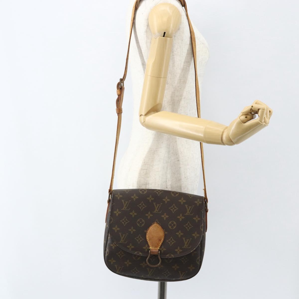 LOUIS VUITTON Monogram Saint Cloud GM Shoulder Bag TH1920 LV Auth ka503