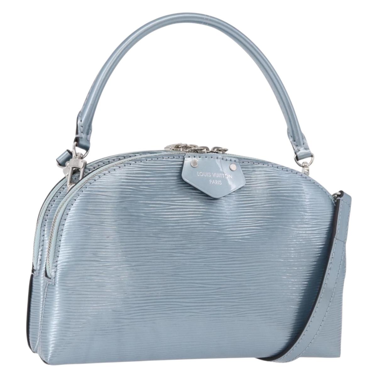 LOUIS VUITTON Epi Electric B Alma Hand Bag Light Blue LV Auth ka5034SAM