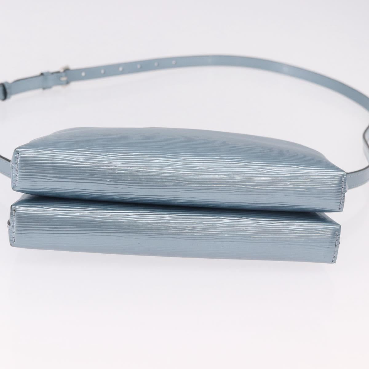 LOUIS VUITTON Epi Electric B Alma Hand Bag Light Blue LV Auth ka5034SAM