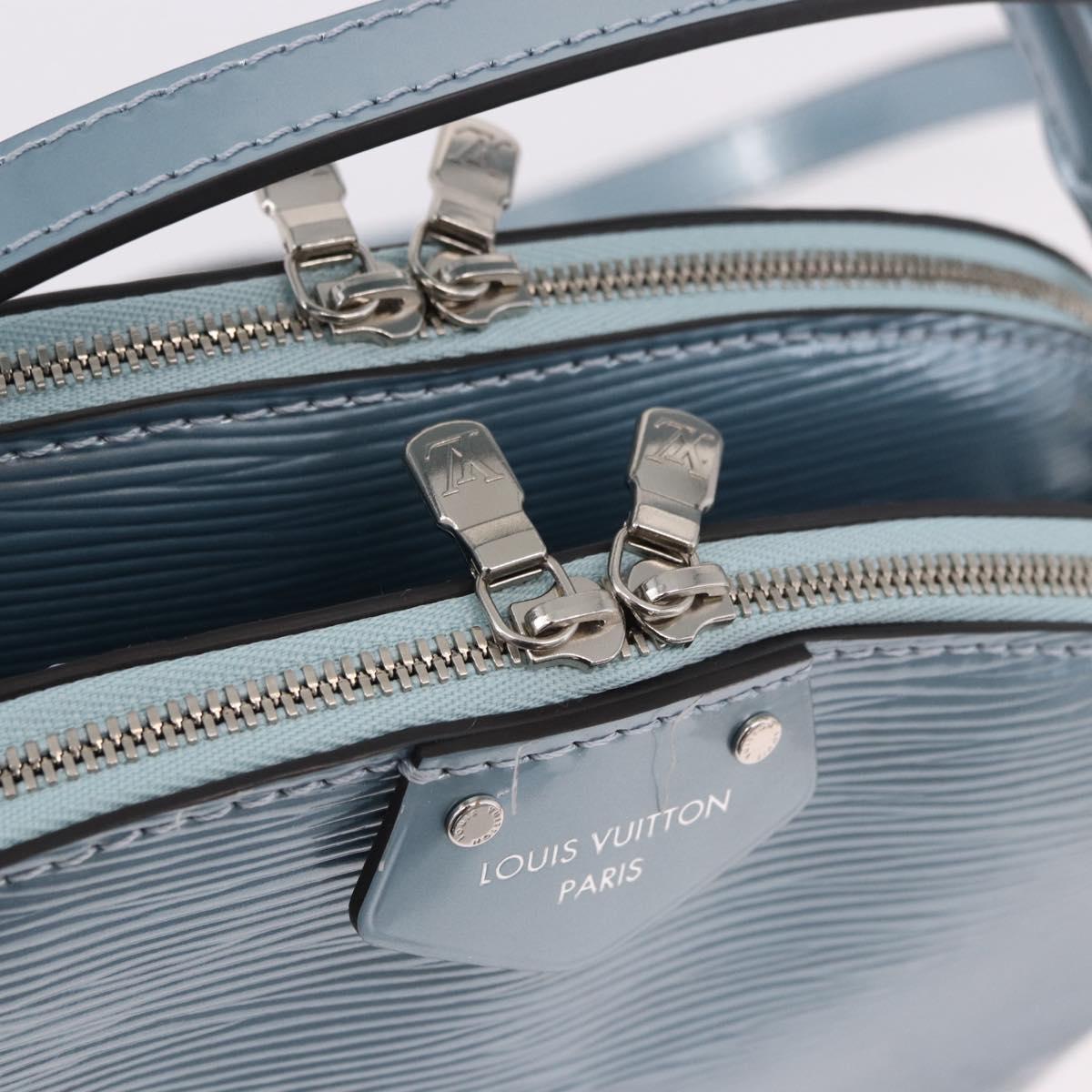 LOUIS VUITTON Epi Electric B Alma Hand Bag Light Blue LV Auth ka5034SAM