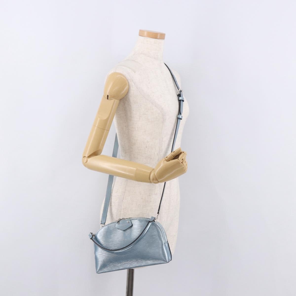 LOUIS VUITTON Epi Electric B Alma Hand Bag Light Blue LV Auth ka5034SAM