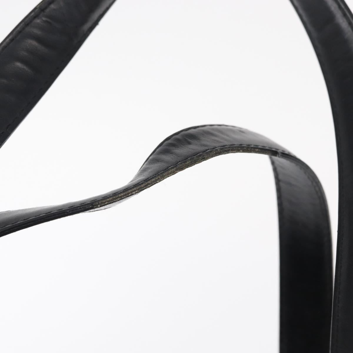 CHANEL New Travel Line Tote Bag Nylon Black gold CC Auth ka504