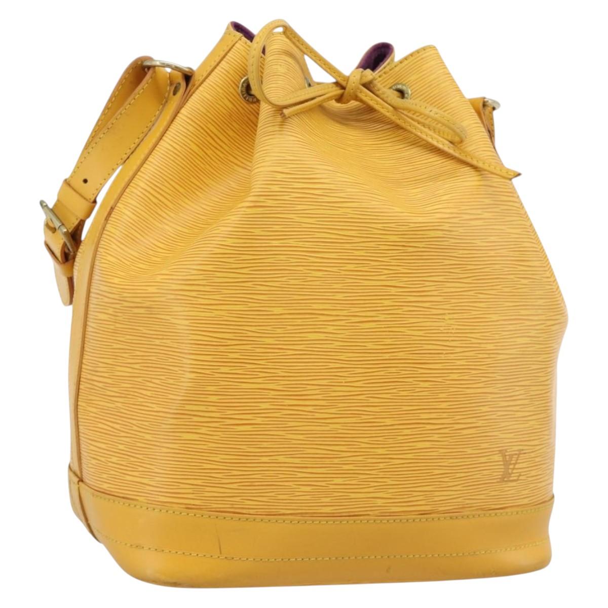 LOUIS VUITTON Epi Noe Shoulder Bag Tassili Yellow M44009 LV Auth ka5048
