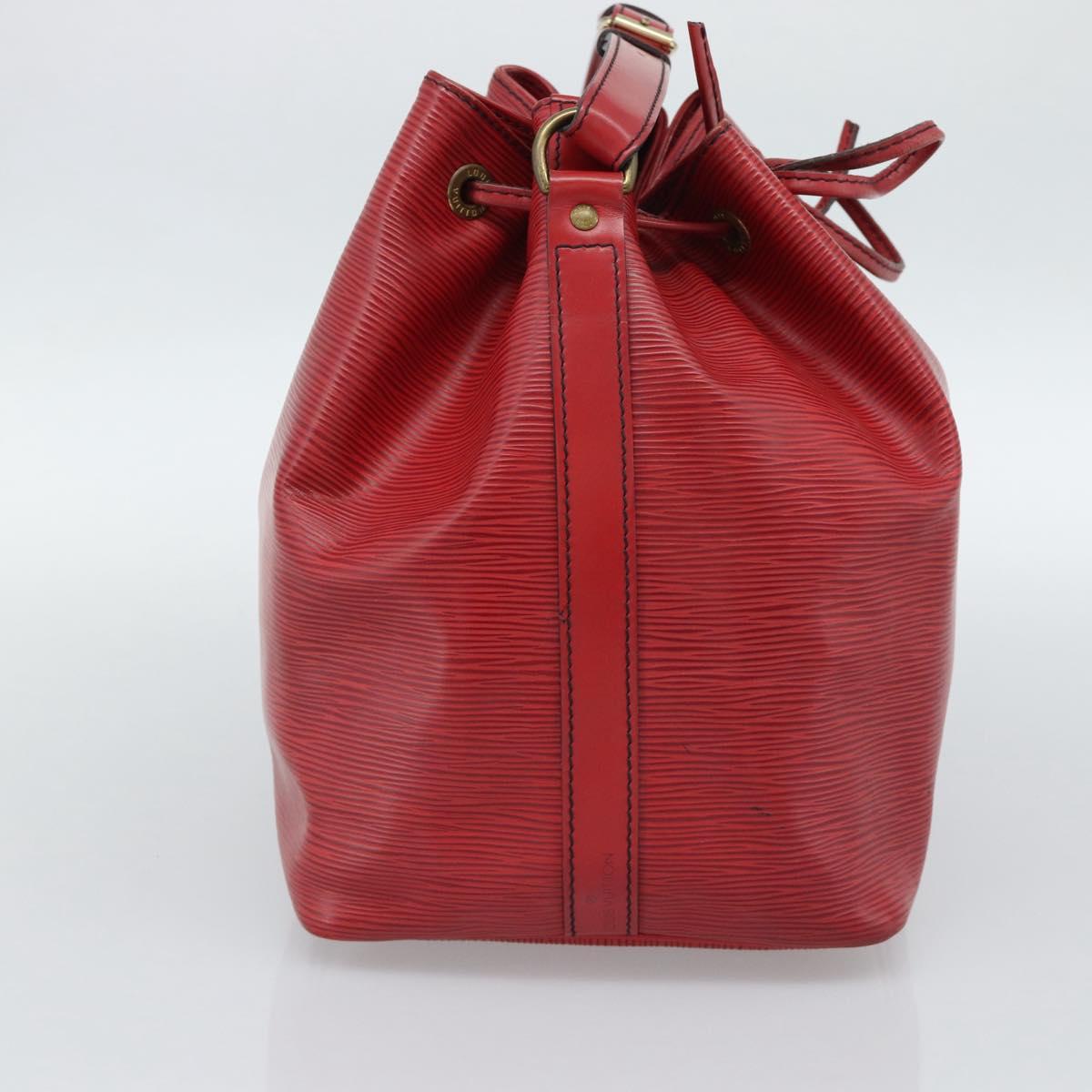 LOUIS VUITTON Epi Petit Noe Shoulder Bag Red M44107 LV Auth ka5050A