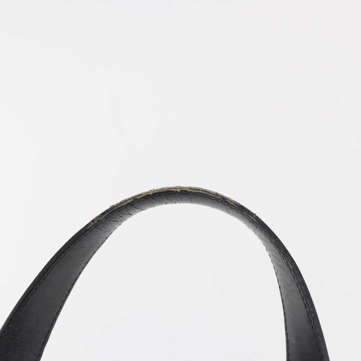 CHANEL New Travel Line Hand Bag Nylon Black CC Auth ka5058