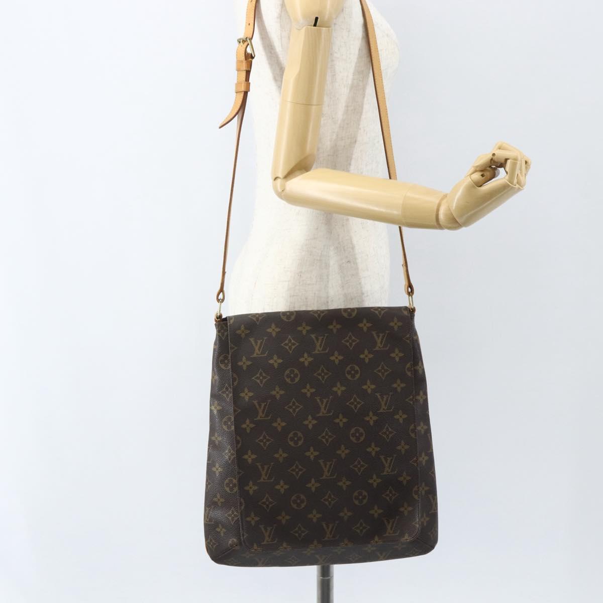 LOUIS VUITTON Monogram Musette Shoulder Bag M51256 LV Auth ka506