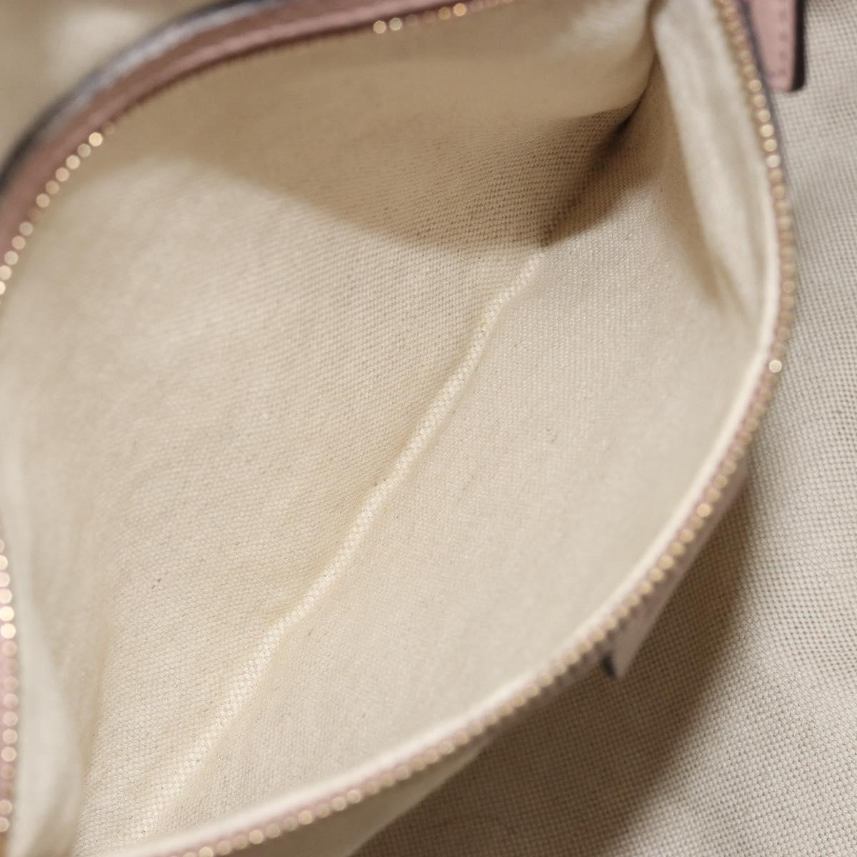 GUCCI Hand Bag Leather 2way Pink Gold 247205 Auth ka5062