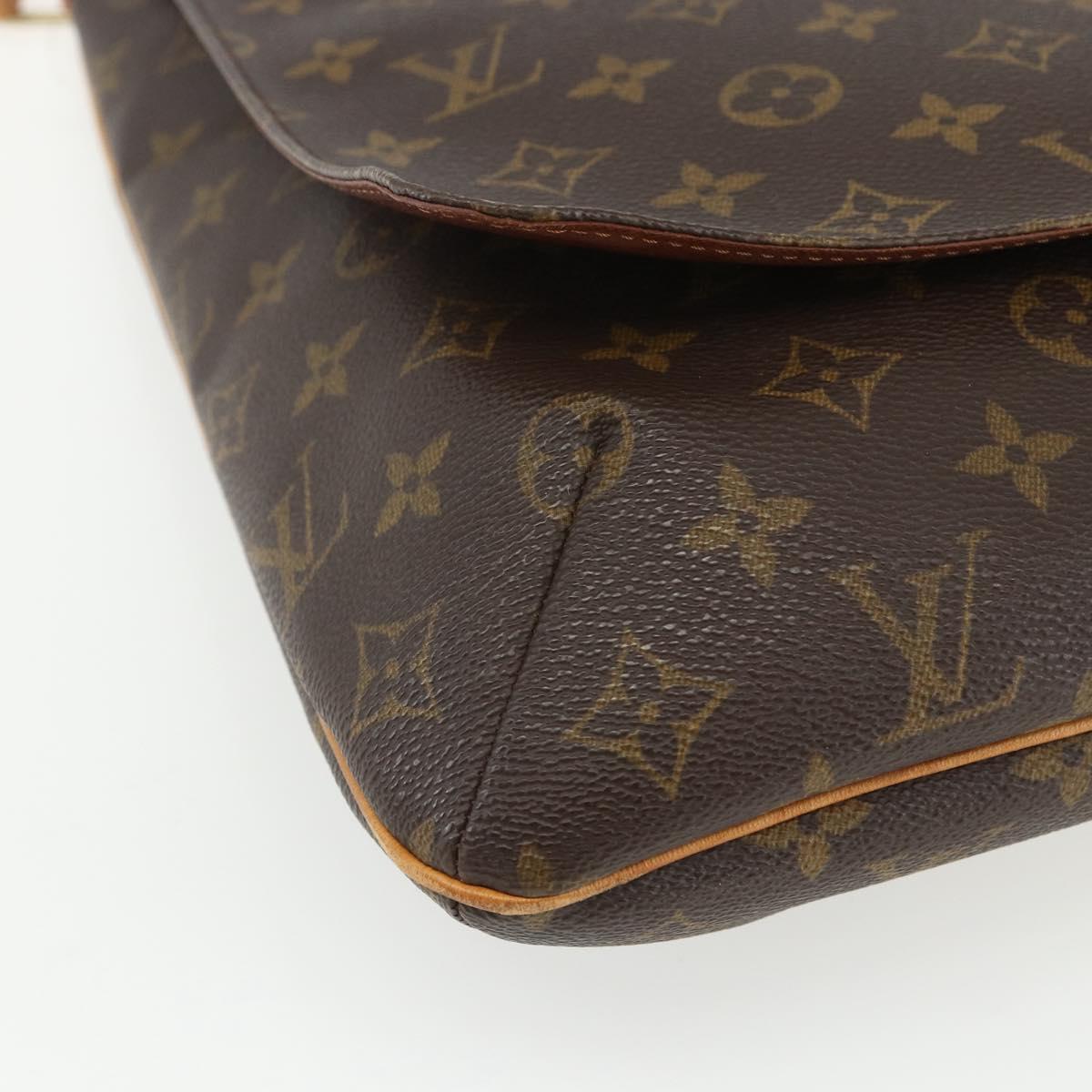 LOUIS VUITTON Monogram Musette Shoulder Bag M51256 LV Auth ka507