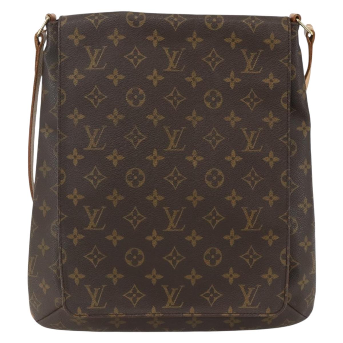 LOUIS VUITTON Monogram Musette Shoulder Bag M51256 LV Auth ka507