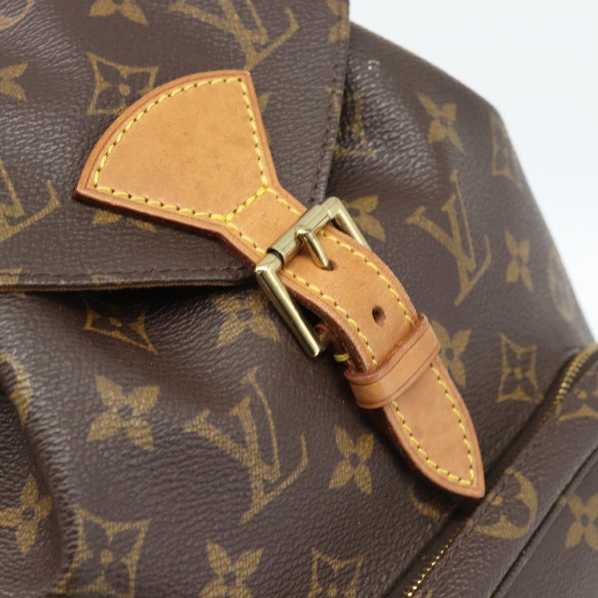 LOUIS VUITTON Monogram Montsouris MM Backpack M51136 LV Auth ka5080A