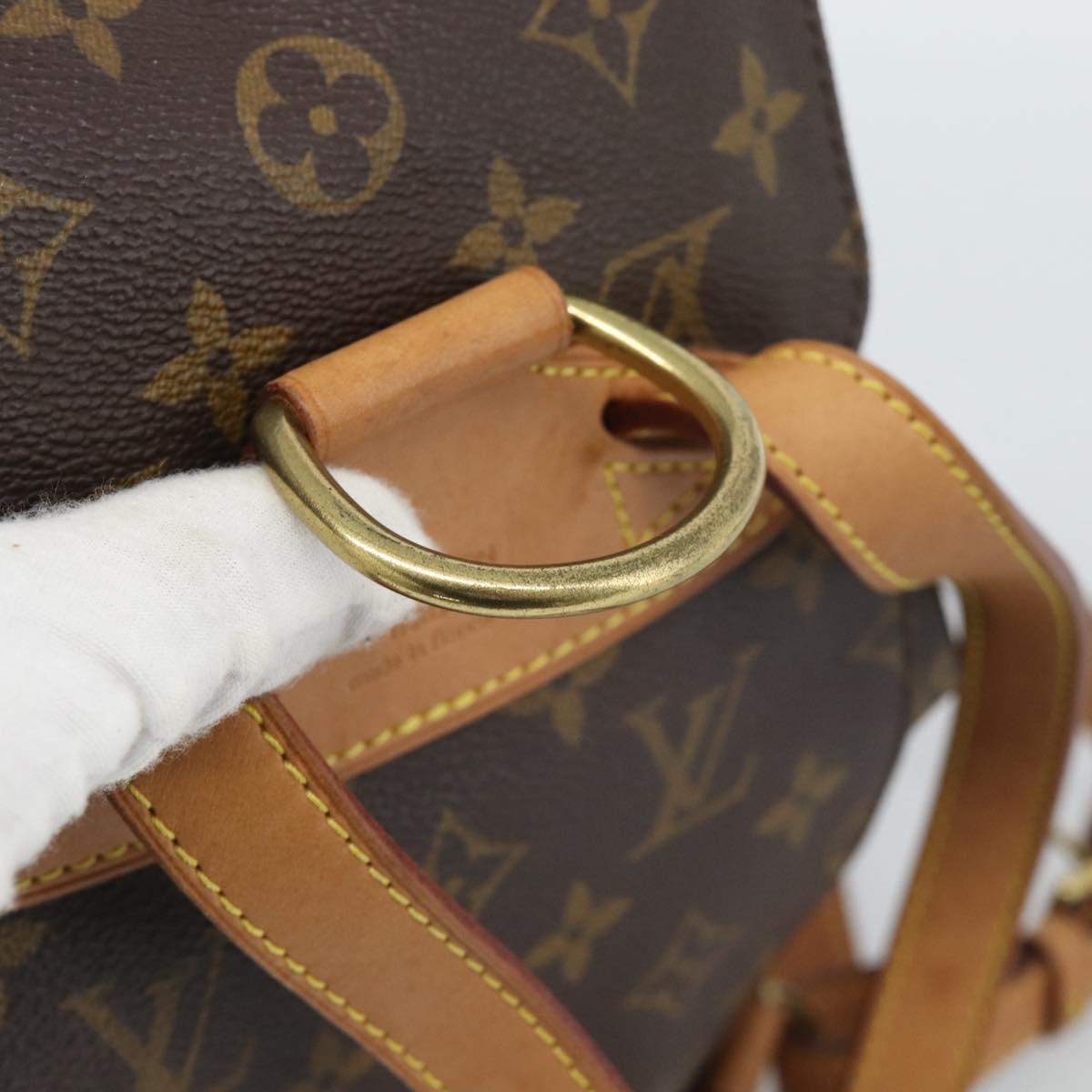 LOUIS VUITTON Monogram Montsouris MM Backpack M51136 LV Auth ka5080A
