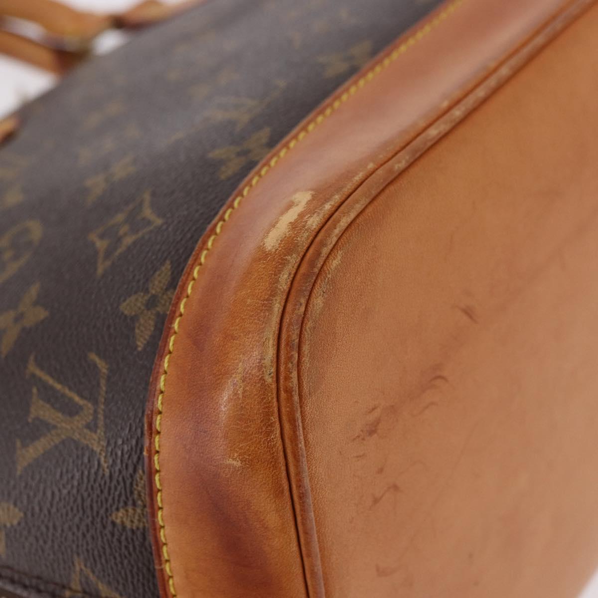 LOUIS VUITTON Monogram Alma Hand Bag M51130 LV Auth ka5084