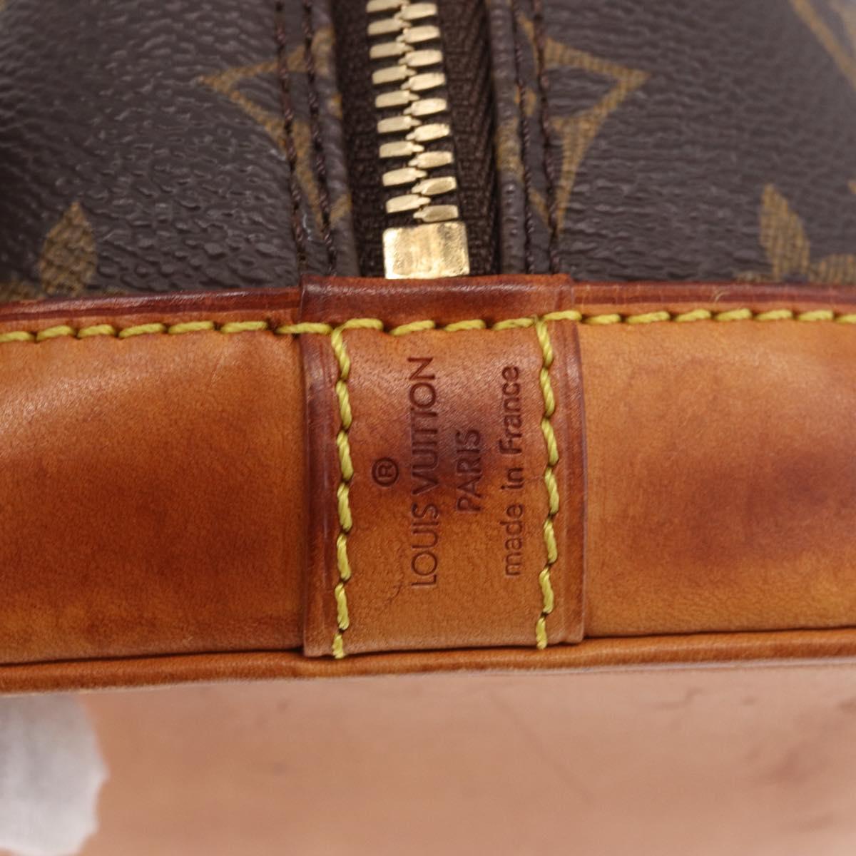 LOUIS VUITTON Monogram Alma Hand Bag M51130 LV Auth ka5084