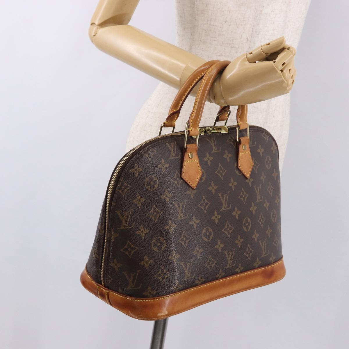 LOUIS VUITTON Monogram Alma Hand Bag M51130 LV Auth ka5084