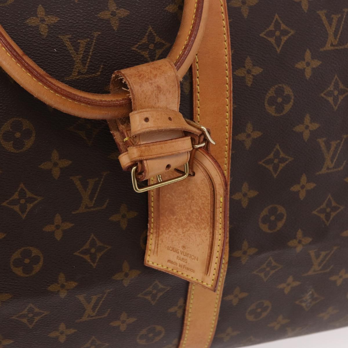 LOUIS VUITTON Monogram Keepall 60 Boston Bag M41422 LV Auth ka5087