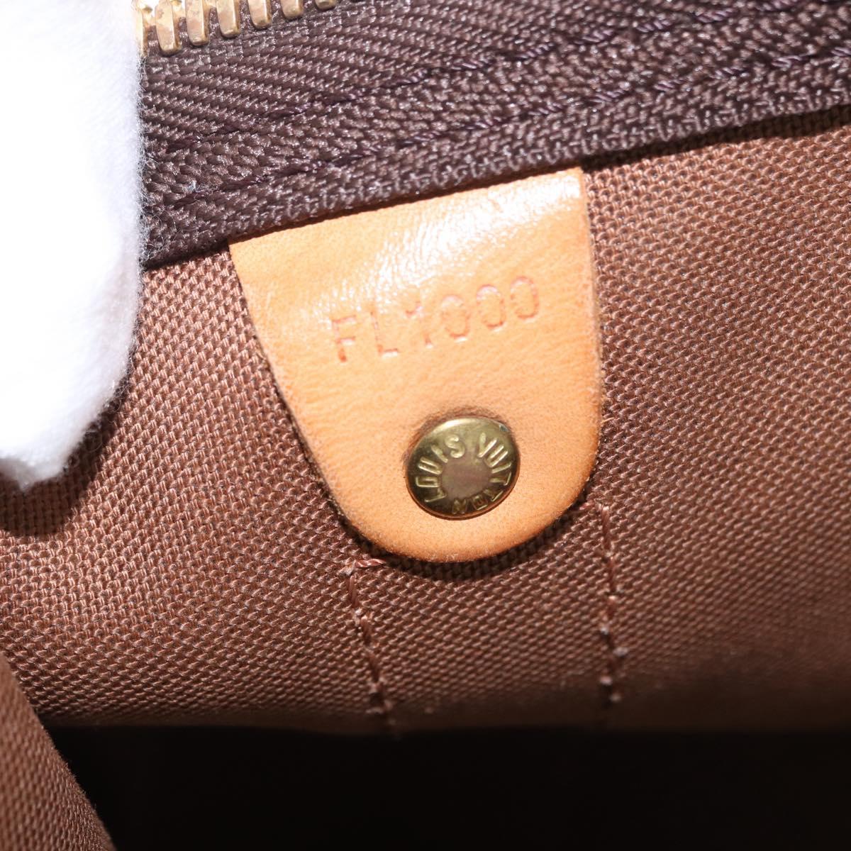 LOUIS VUITTON Monogram Keepall 60 Boston Bag M41422 LV Auth ka5087