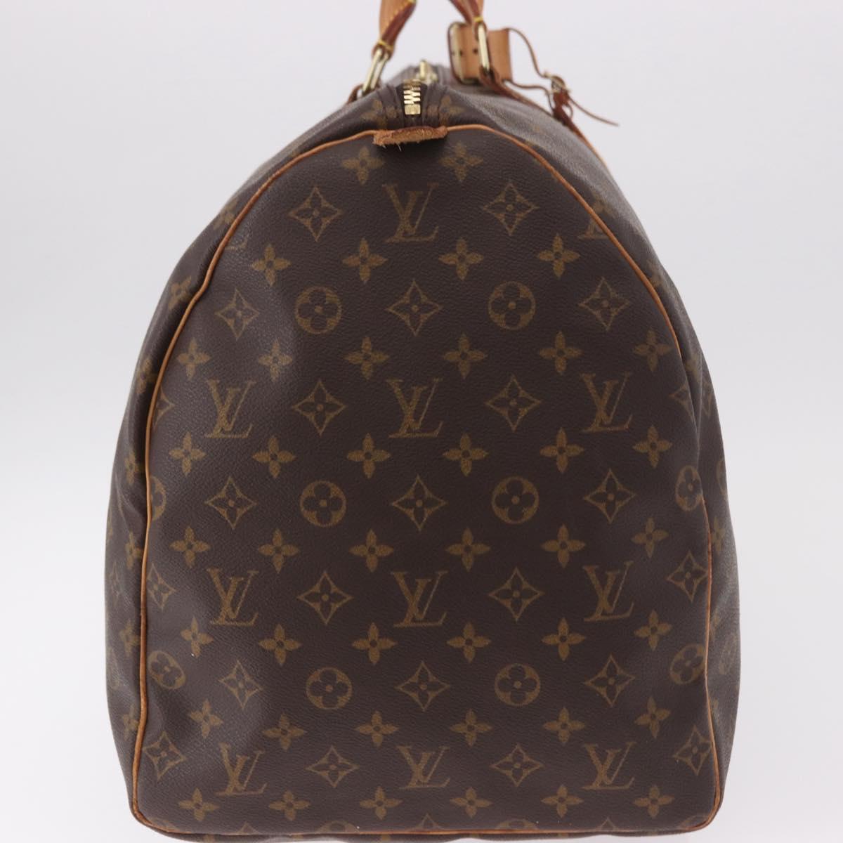 LOUIS VUITTON Monogram Keepall 60 Boston Bag M41422 LV Auth ka5087
