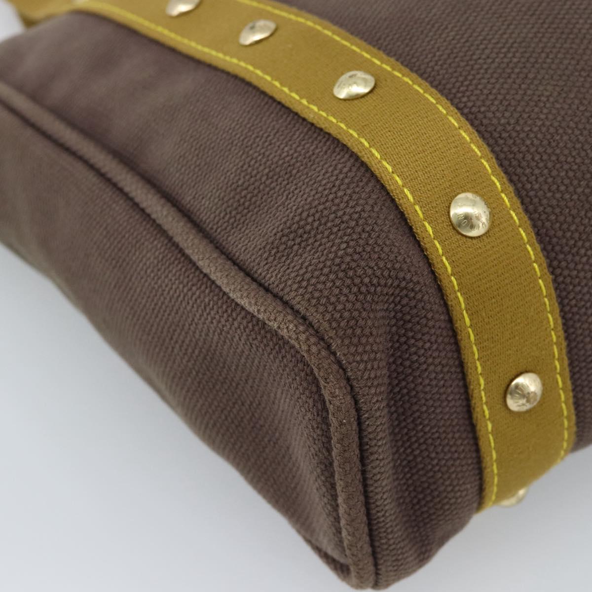 LOUIS VUITTON Antigua Cabas MM Tote Bag Brown M40086 LV Auth ka5089