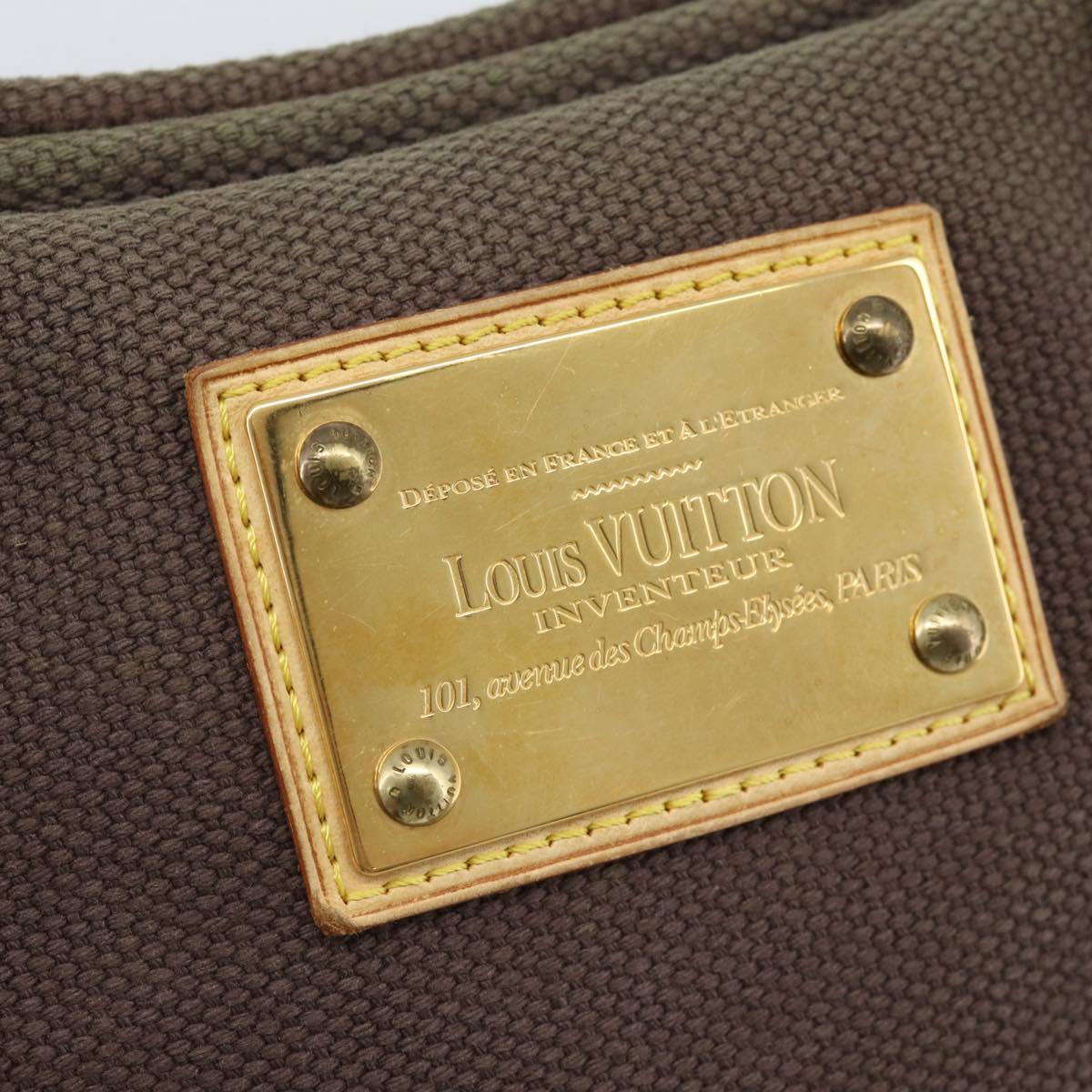 LOUIS VUITTON Antigua Cabas MM Tote Bag Brown M40086 LV Auth ka5089