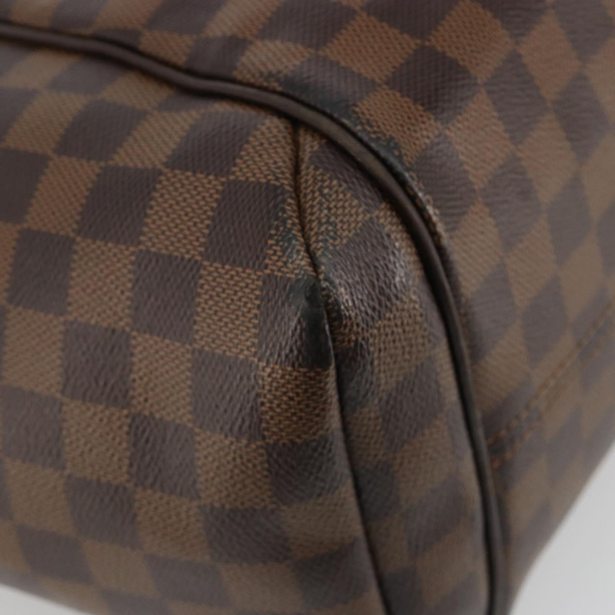 LOUIS VUITTON Damier Ebene Totally MM Tote Bag N41281 LV Auth ka5090