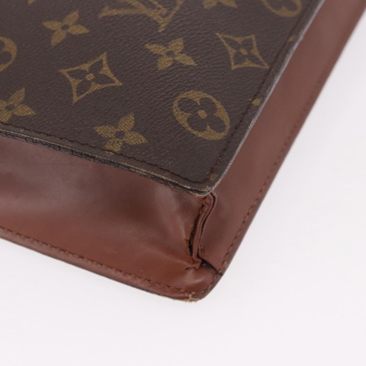 LOUIS VUITTON Monogram Porte Documents Bandouliere Bag M53338 Auth ka5092