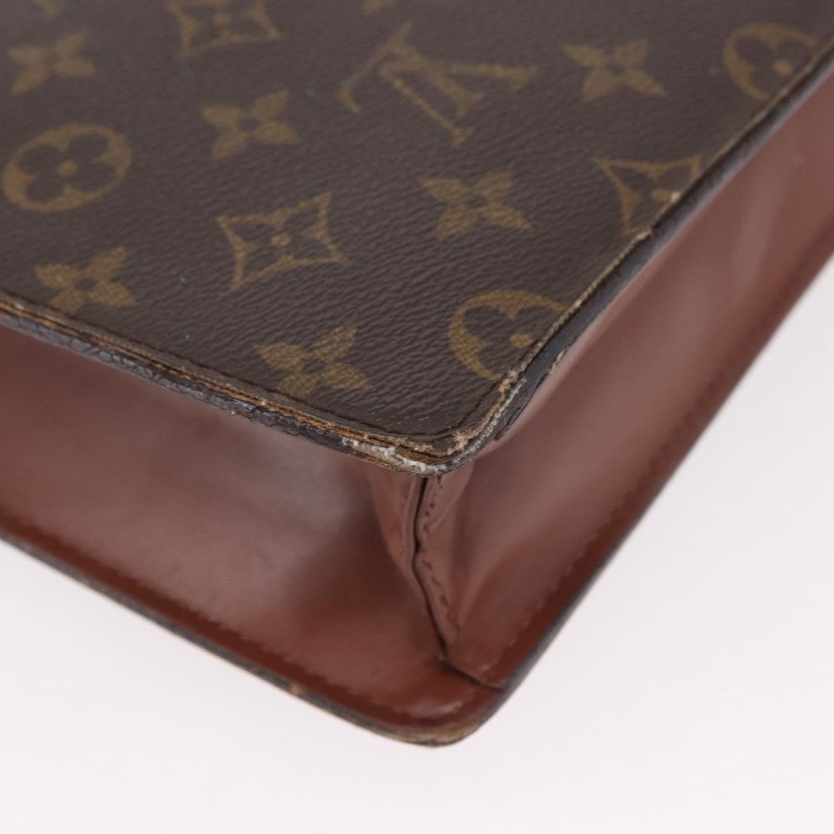 LOUIS VUITTON Monogram Porte Documents Bandouliere Bag M53338 Auth ka5092
