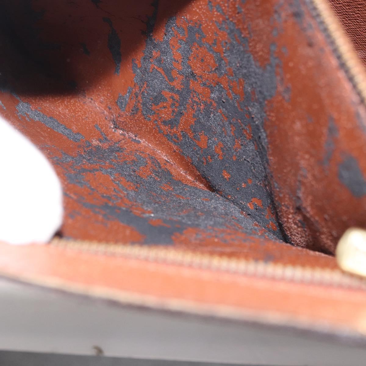 LOUIS VUITTON Monogram Porte Documents Bandouliere Bag M53338 Auth ka5092