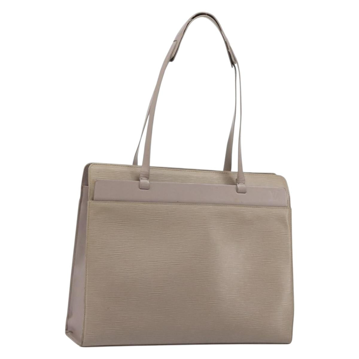 LOUIS VUITTON Epi Croisette GM Tote Bag Lilac M5250B LV Auth ka5093