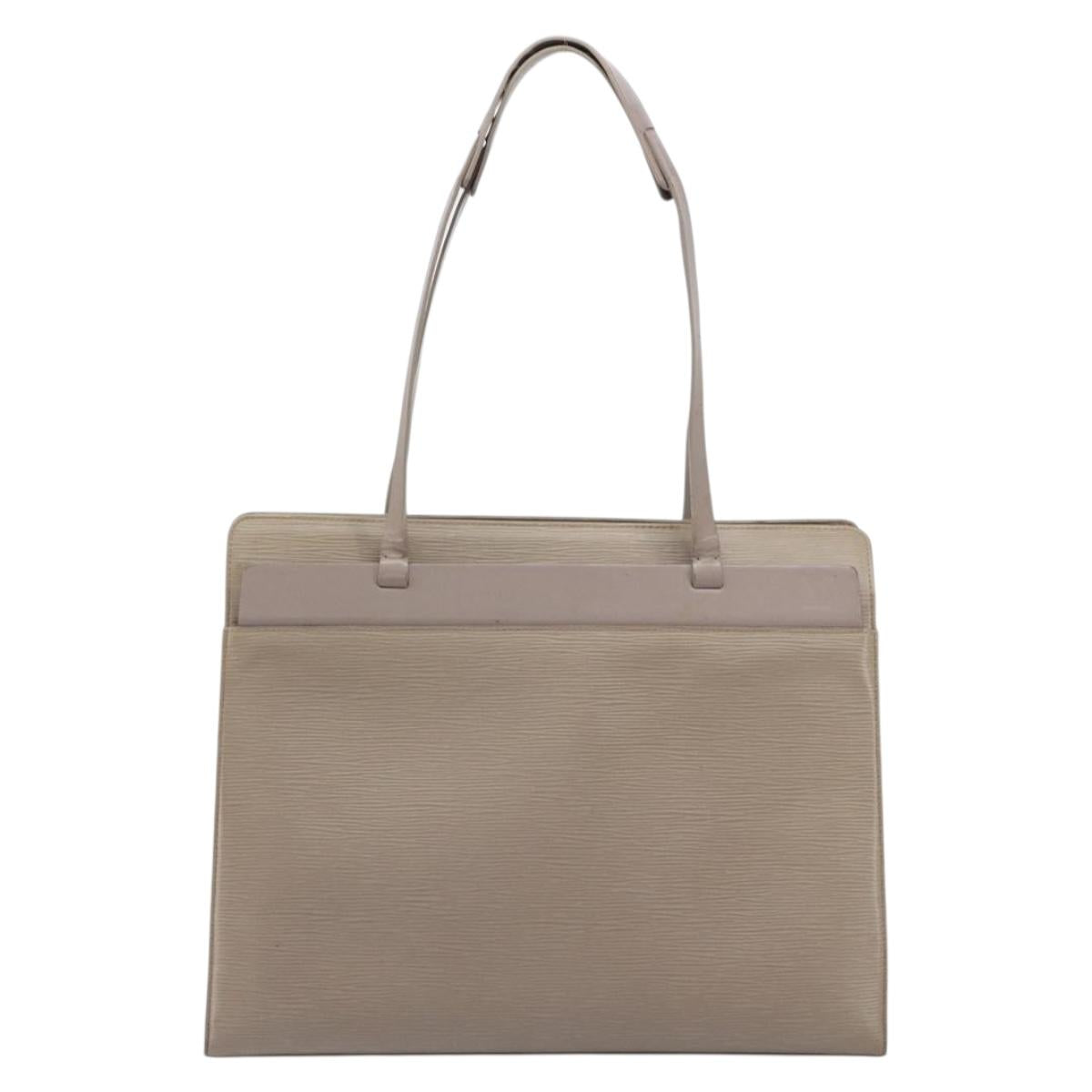 LOUIS VUITTON Epi Croisette GM Tote Bag Lilac M5250B LV Auth ka5093