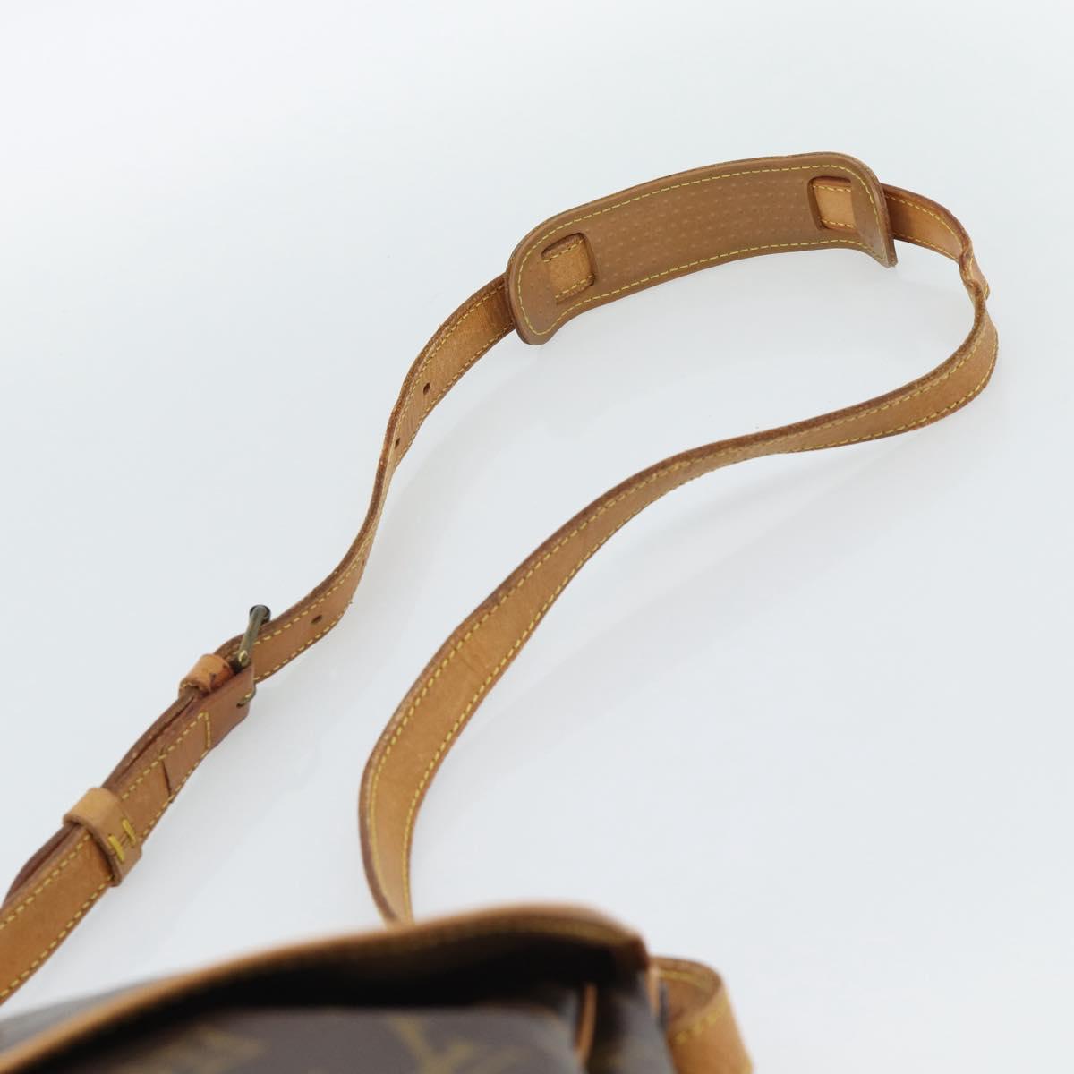 LOUIS VUITTON Monogram Saumur 30 Shoulder Bag M42256 LV Auth ka5094
