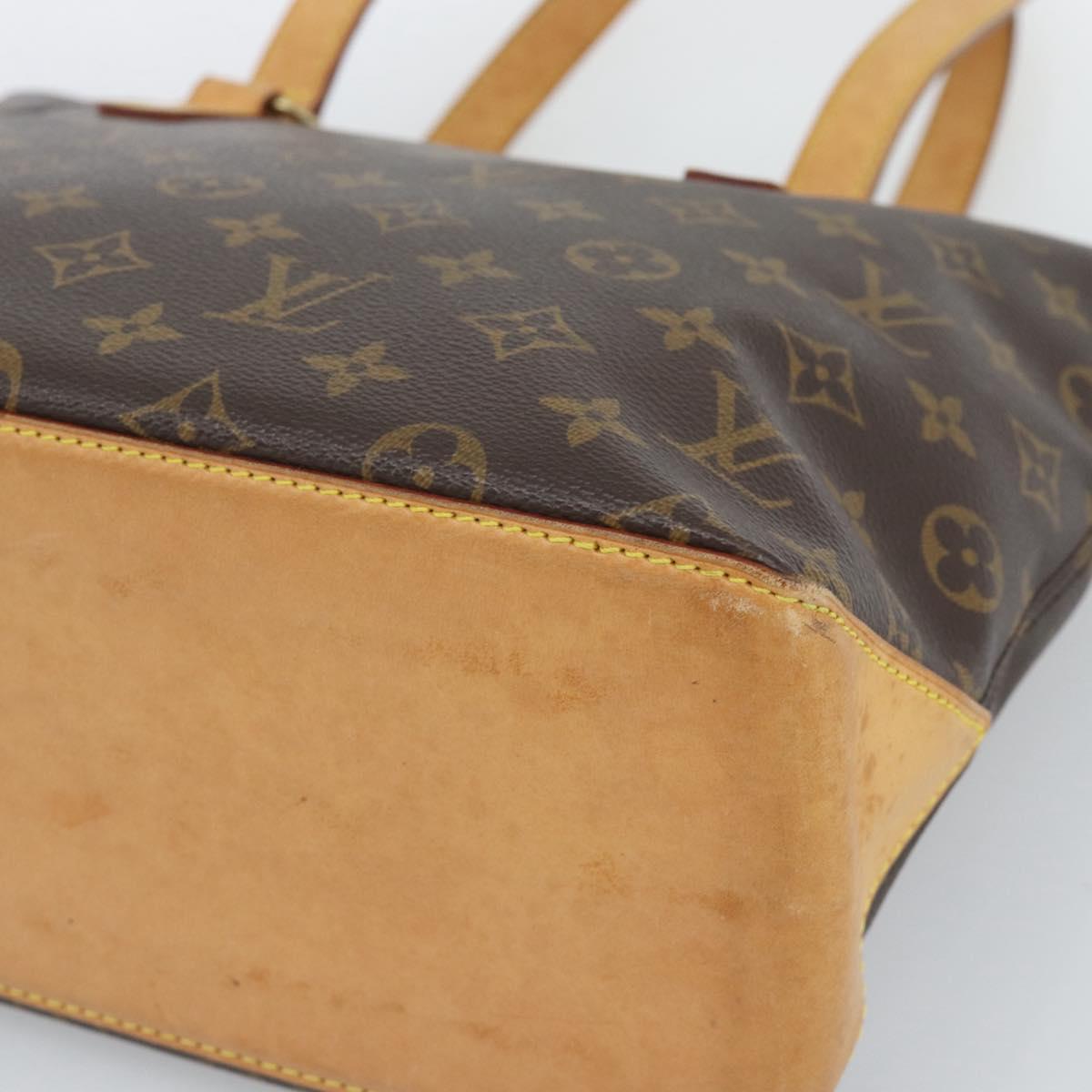 LOUIS VUITTON Monogram Cabas Piano Tote Bag M51148 LV Auth ka5095A